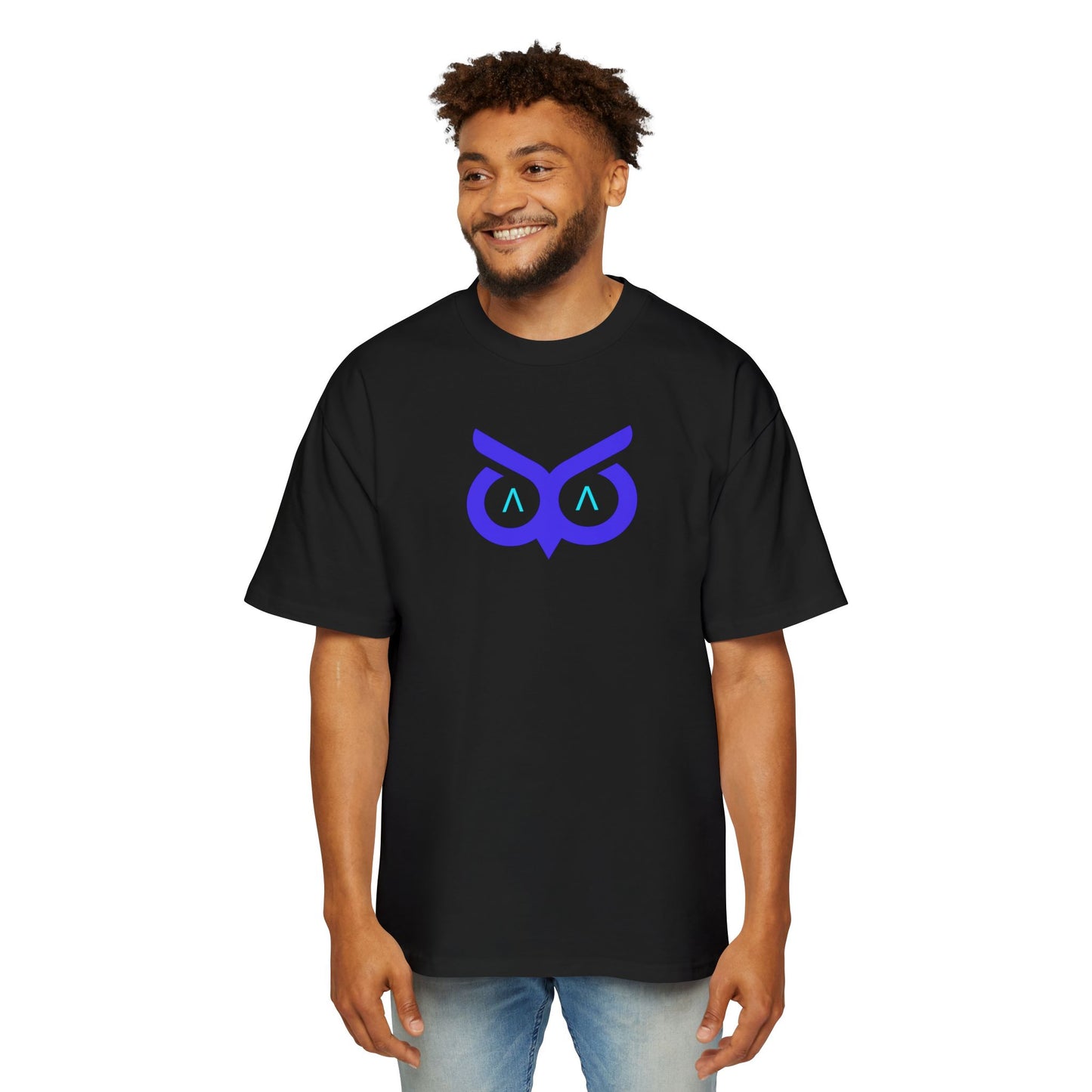CΛBΛL SIGNΛLS- Node Powered Oversized Tee for Men | Casual Graphic Tee, Unique Gift for Him, Streetwear Style, Fun Statement Shirt
