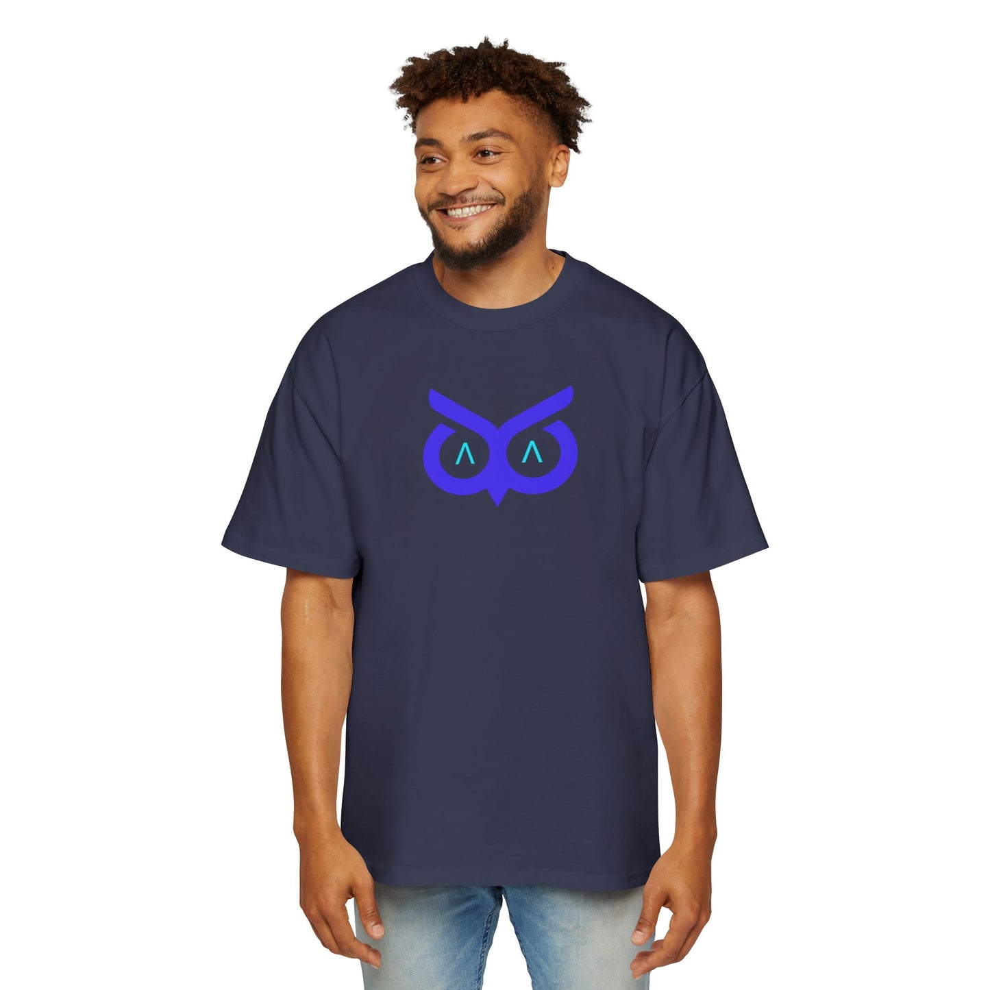 CΛBΛL SIGNΛLS- Node Powered Oversized Tee for Men | Casual Graphic Tee, Unique Gift for Him, Streetwear Style, Fun Statement Shirt