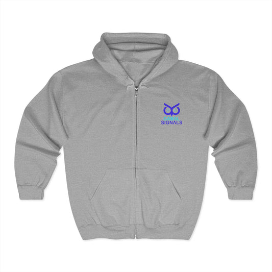 CΛBΛL SIGNΛLS Unisex Heavy Blend™ Full Zip Hooded Sweatshirt