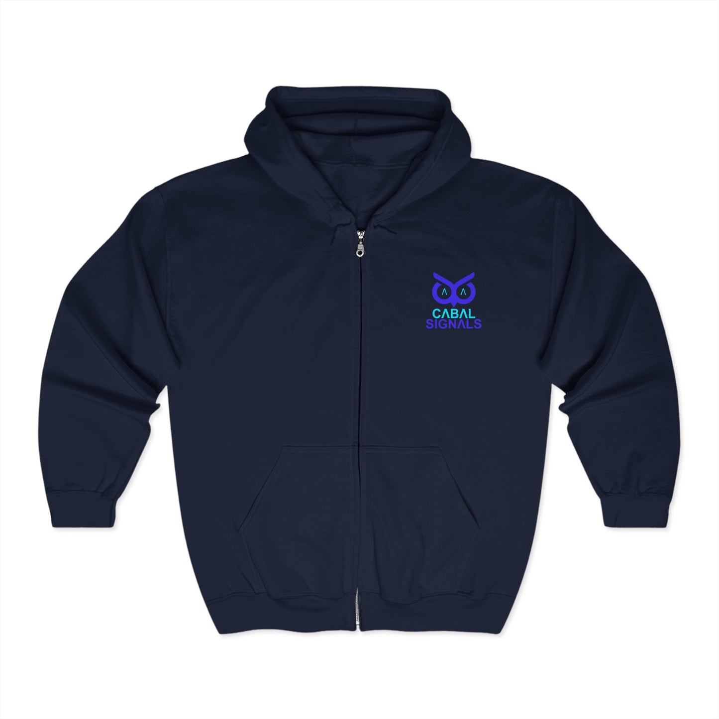 CΛBΛL SIGNΛLS Unisex Heavy Blend™ Full Zip Hooded Sweatshirt