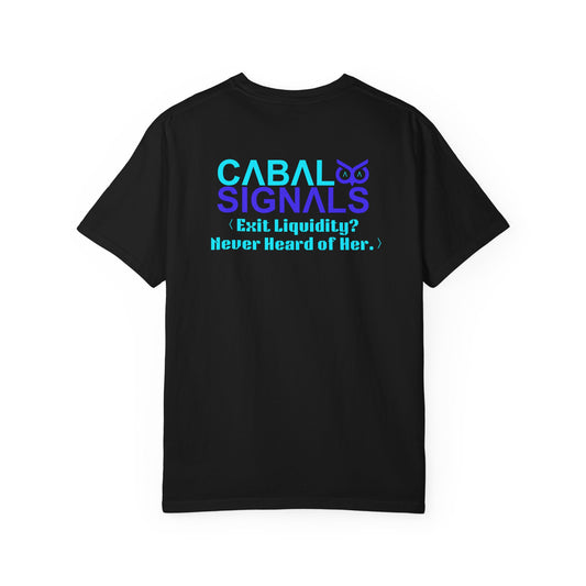 CΛBΛL SIGNΛLS - Unisex Garment-Dyed T-shirt